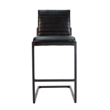 Bar Stool Kubis FavoFurn Black LxBxH 93x58x53 Artificial leather Nnb