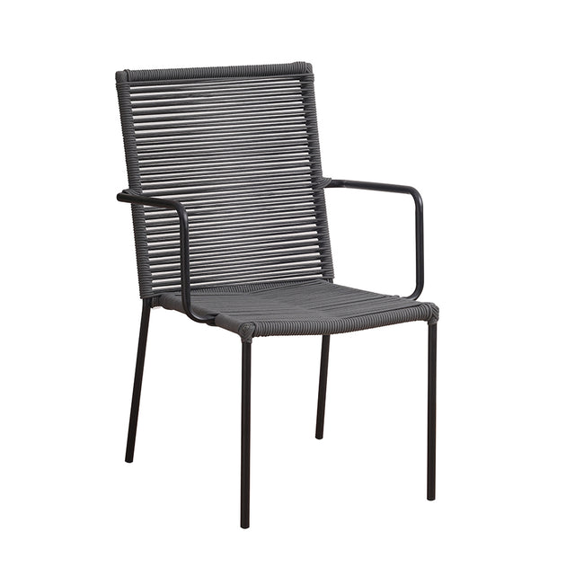 Garden chair Dongen FavoFurn Anthracite LxBxH 93x69x60 Rope Nnb