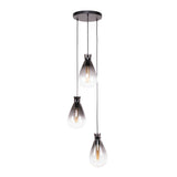 Pendant Light Linus HomeHaven Anthracite LxBxH 68x38x32 Glass Nnb