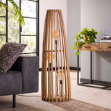 Floor lamp Houston HomeHaven Brown LxBxH 128x45x45 Mango wood Nnb