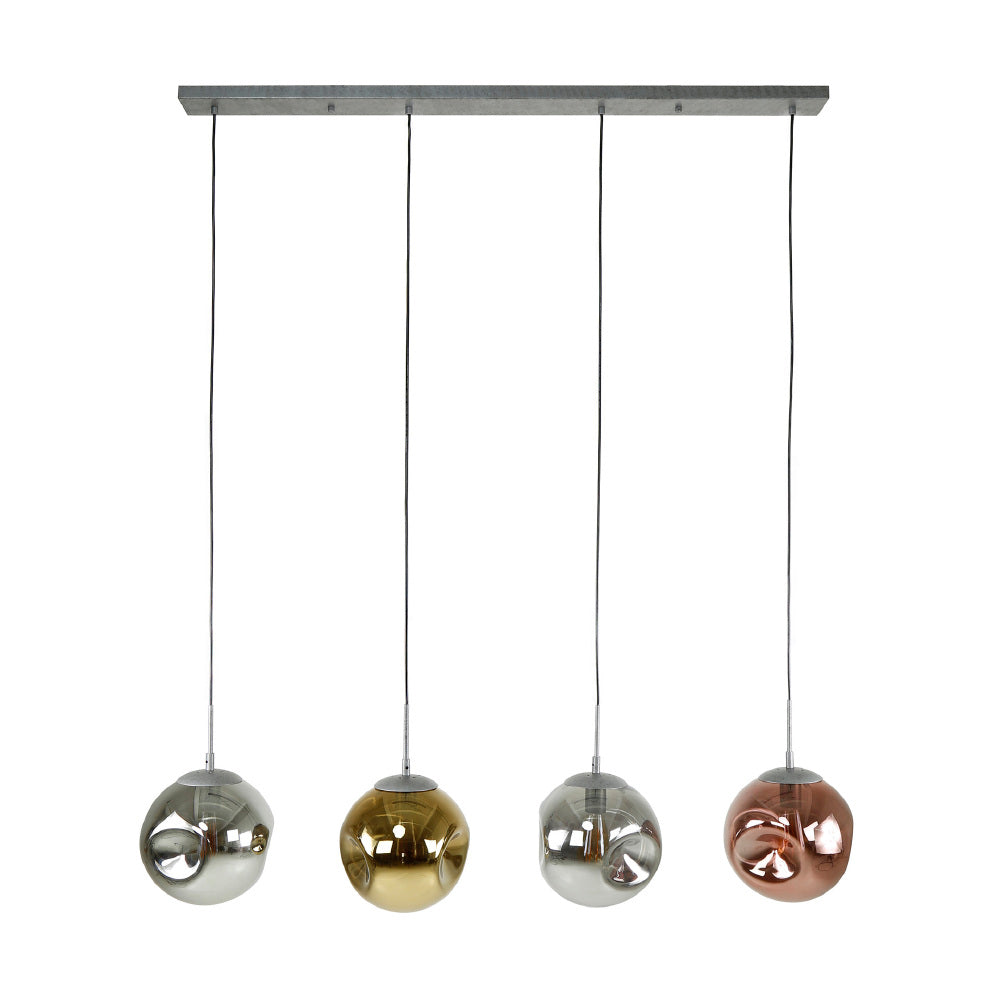 Pendant Light Hudson HomeHaven Anthracite LxBxH 125x45x30 Glass Nnb